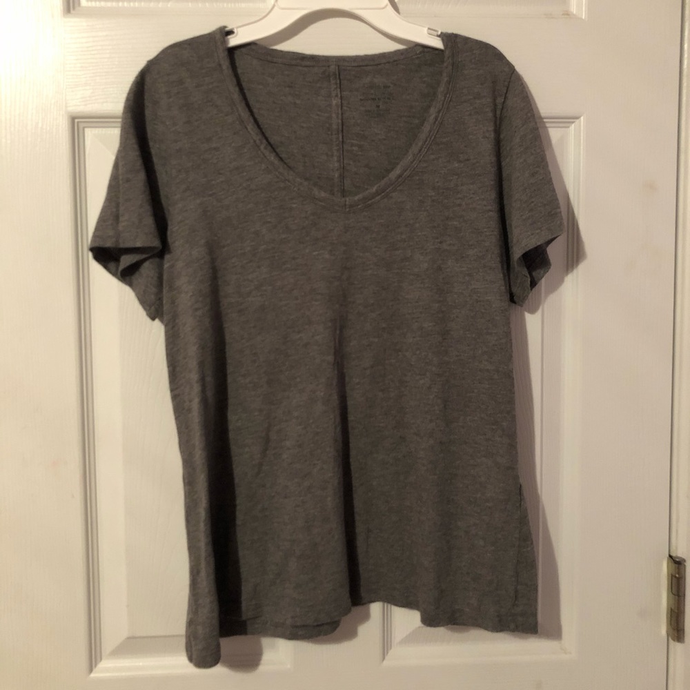 grey U-neck